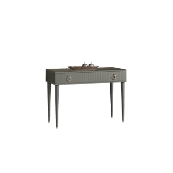 Стол туалетный Римини СОЛО (Серый/Серебро) РМСТ-1(s)