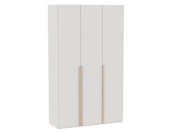 Шкаф 3-дверный с глухими дверями, Аврора (1362*522*2304) Дуб Мария/Кашемир