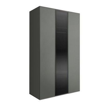 Шкаф 3-х дверный Bogemia Air (Серый/Черный) БМШ2/3(1)