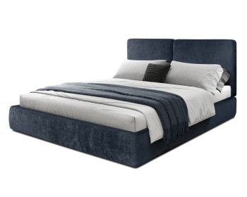 Кровать Natura 1.6 м, с подъемным механизмом Шенилл (Monblan) 544, НТКР-1[3]