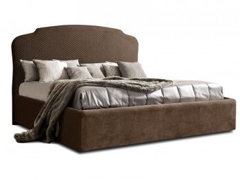 Кровать Римини 1,4 м, с подъемным механизмом (шоколад), РМКР140-1[3], гладкие царги