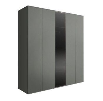 Шкаф 5-ти дв. Bogemia Air (Серый/Серебро) БМШ2/5(1)