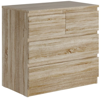 МАЛЬТА комод ИКЕА / IKEA 2+2 ящика 80х76 сонома