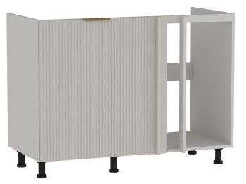 Стол под мойку угловой СМУ-120, Монза (1100*554*820) Экокожа Бежевый, 23115