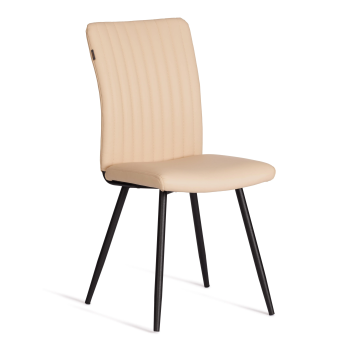 Стул обеденный Monte Carlo, TREND, экокожа, бежевая, 49х51х93 см