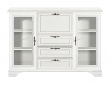 Комод-бар Кентаки KOM2W3S1B белый