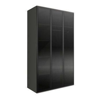 Шкаф 3-х дверный Bogemia Air (Серый/Черный) БМШ2/3(3)