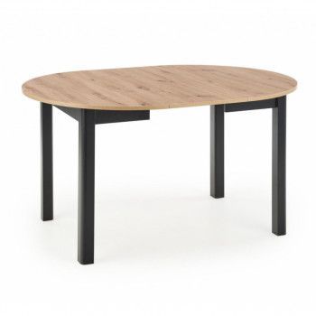 Стол обеденный Halmar RINGO раскладной (дуб артизан/черный)