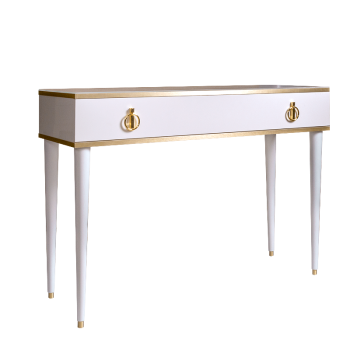 Стол туалетный Римини (Белый/Золото) РМСТ-1