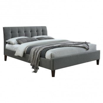 Кровать Halmar SAMARA 2 160 (серый/орех)