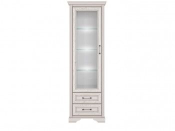 Шкаф-витрина Стилиус REG1W2S с подсветкой (Лиственница сибирская)