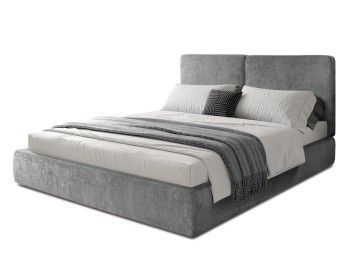 Кровать Natura 1.6 м, с подъемным механизмом Шенилл (Monblan) 517, НТКР-1[3]