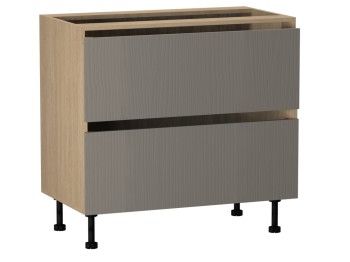 Стол с ящиками СЯ-90 (2), Женева (900*520*870) Дуб Палермо/Серый камень , 22024