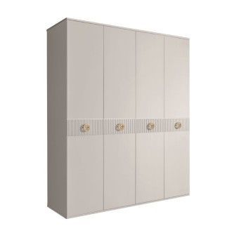 Шкаф 4-х дв. Bogemia Fillini (Шелк/Золото) БМШ2/4(Fi)