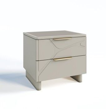 Тумба прикроватная Лейла светло серый камень