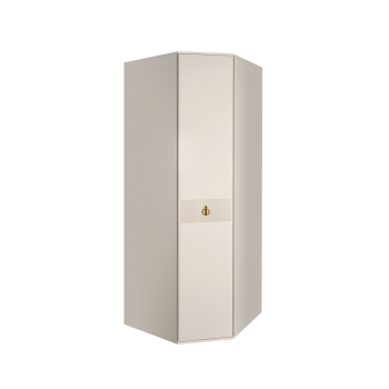 Шкаф угловой Римини СОЛО (Бежевый/Золото) РМШУ2/1(s)