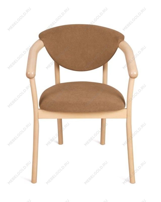 Кресло венское Виенна (беленый дуб/коричневый М08)