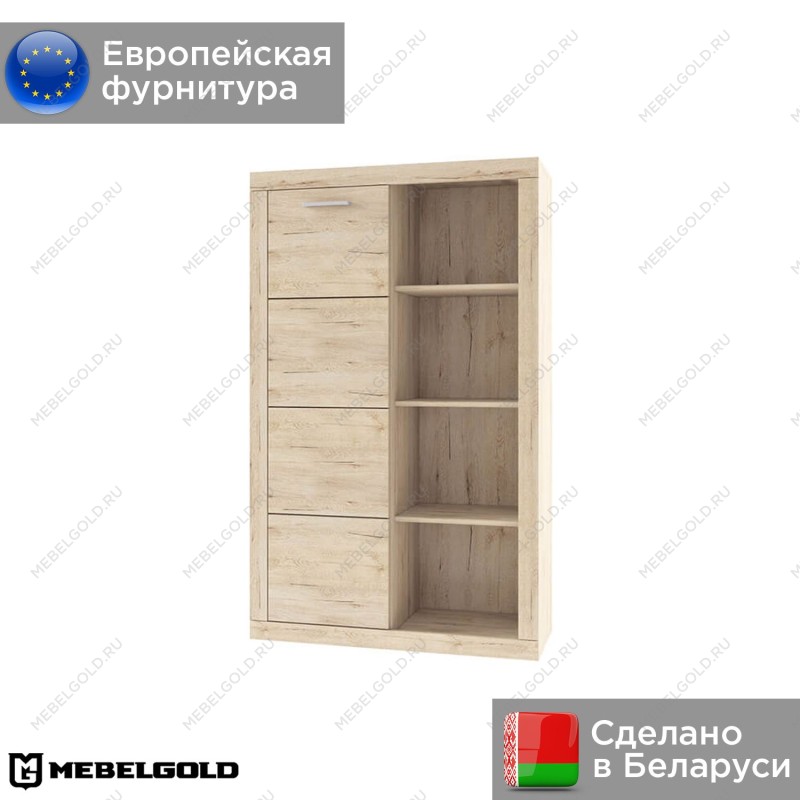 Шкаф комбинированный Оскар 1D | изображение 1