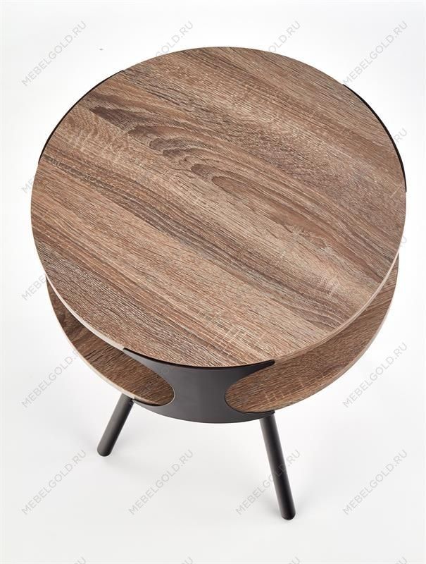 Стол журнальный Halmar KIRBY (темный дуб сонома/черный) | изображение 1