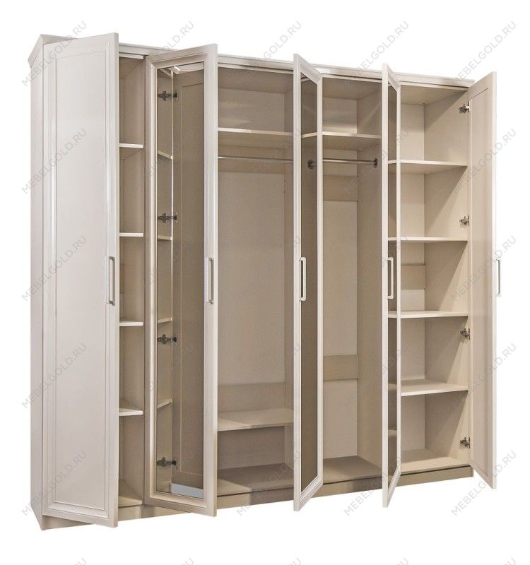 Шкаф Нонна 5-дверный мокко глянец | изображение 1