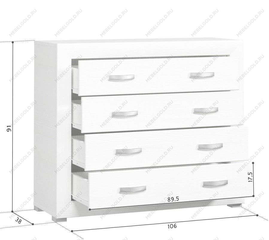 Комод Мальта KOM4S/11 | изображение 1
