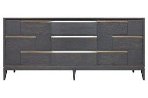 Комод большой Сидней, дуб графит