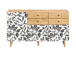 Сервант Frida Робиния Брэнсон, Принт Floral, Ножки бук, 623871 | изображение 1