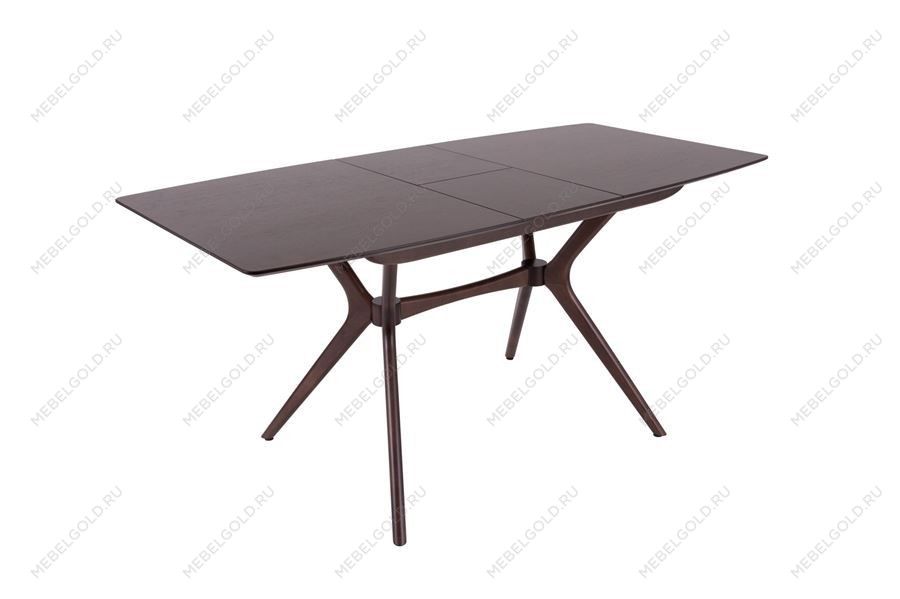 Стол Марко (1300*820+320/цвет столешницы Темный орех/цвет ножек Темный орех) | изображение 2