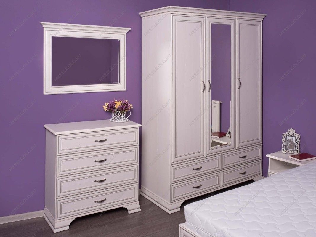 Центральный склад - Комод Тиффани 4S вудлайн кремовый | изображение 7