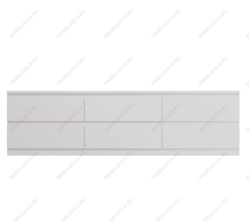 КАСТОР (KULLEN) тумба ИКЕА / IKEA 6 ящиков белая | изображение 1