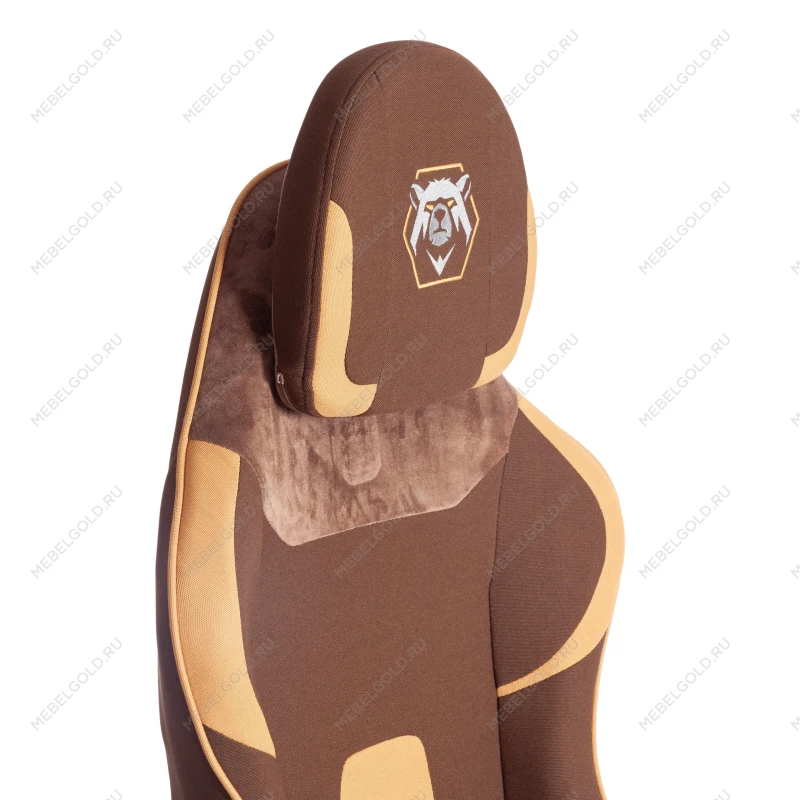 Компьютерное кресло iBear, ткань, коричнево-бежевый / brown beige | изображение 8