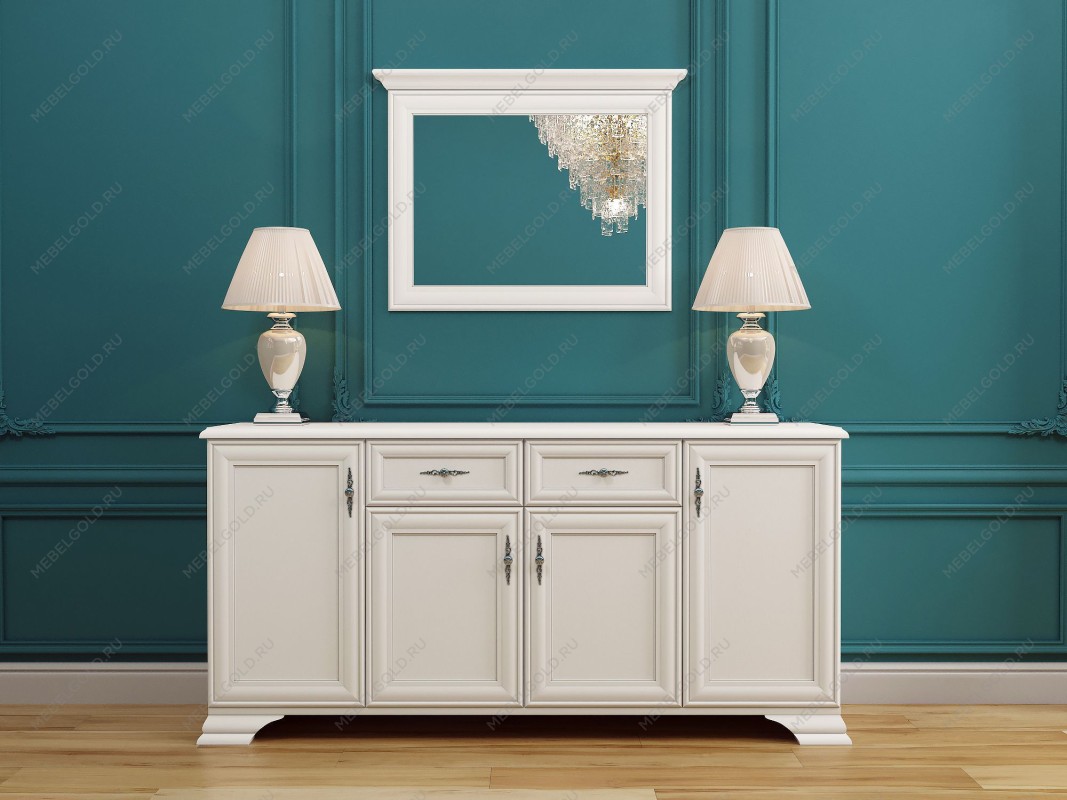 Зеркало Кентаки LUS/90 белый | изображение 1