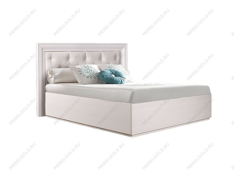 Кровать с мягким изголовьем Амели дуб АМКР140-2