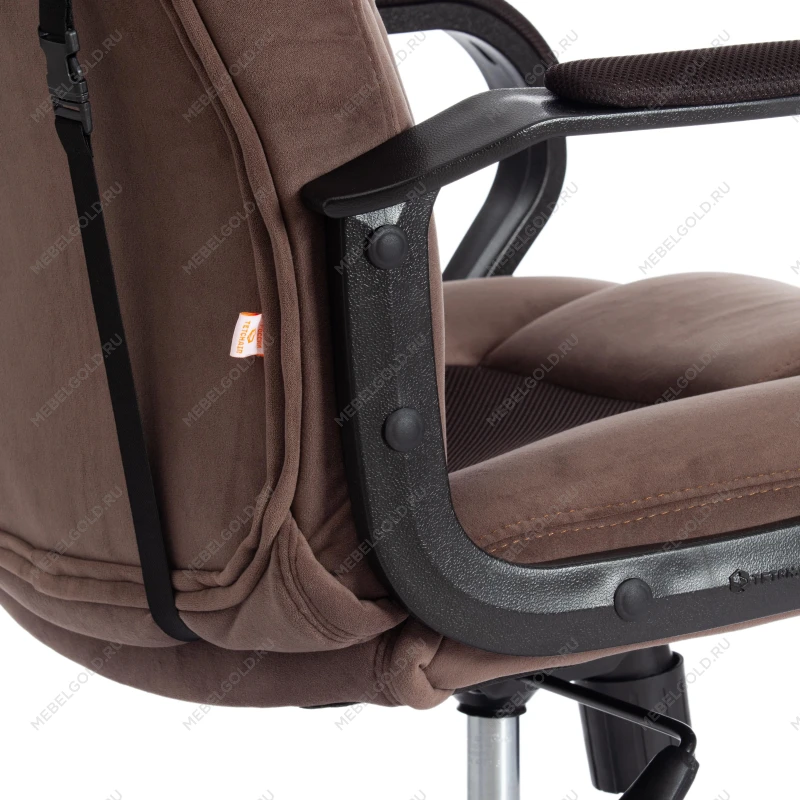 Кресло DRIVER (22), флок/ткань, коричневый, 6/TW-24 | изображение 11