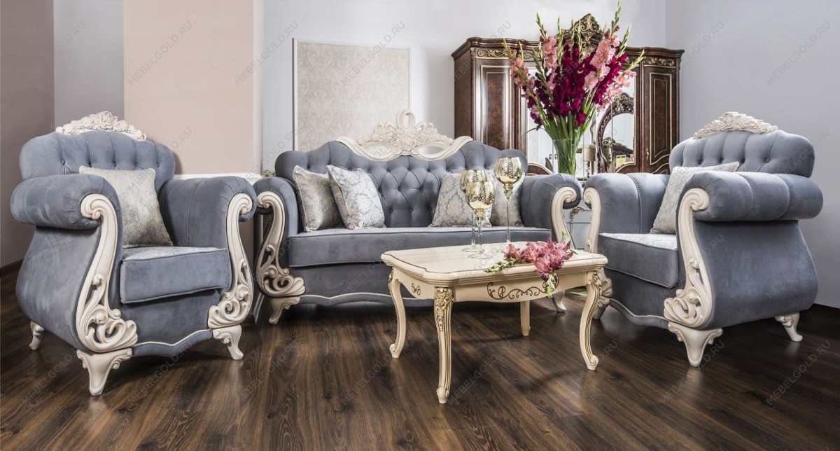 Комплект Афина крем серый | изображение 1