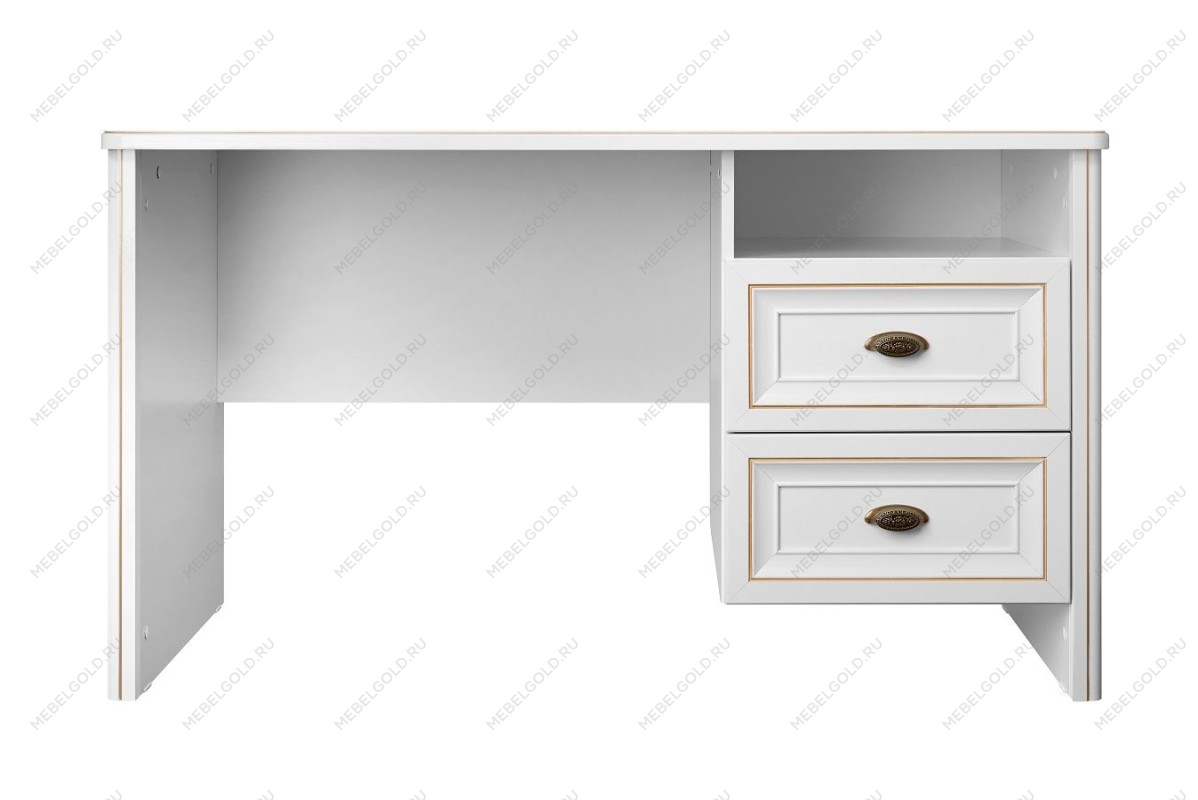 м. Римская - Стол письменный Натали белый глянец | изображение 2