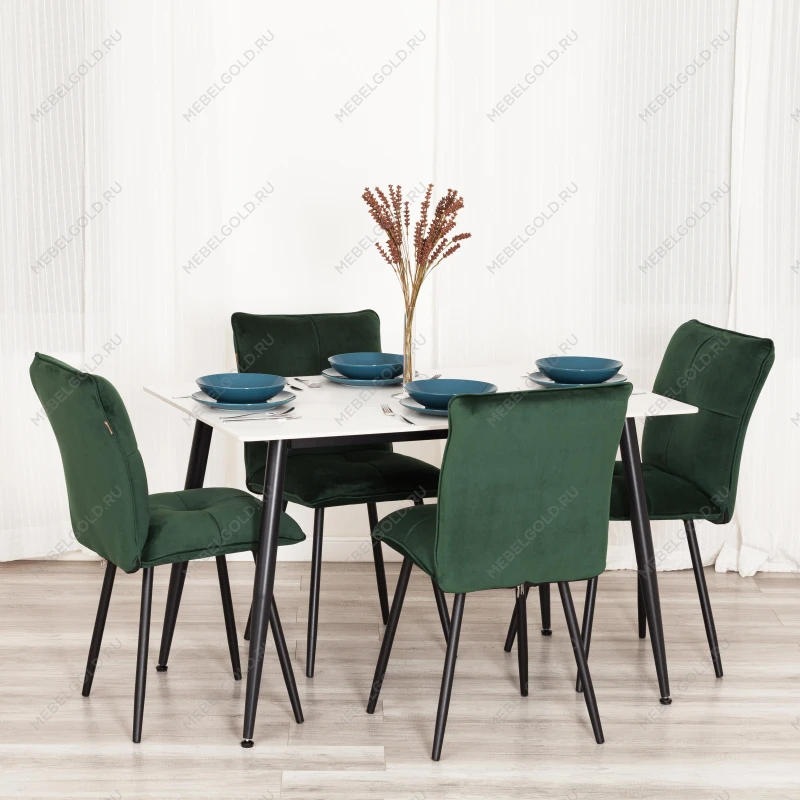 Стул обеденный Sweet, LT, велюр, Deep Forest (изумруд), 41х55х88 см | изображение 9