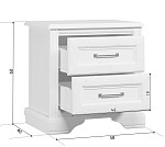 Тумба прикроватная Стилиус KOM2S (Лиственница сибирская) | изображение 4