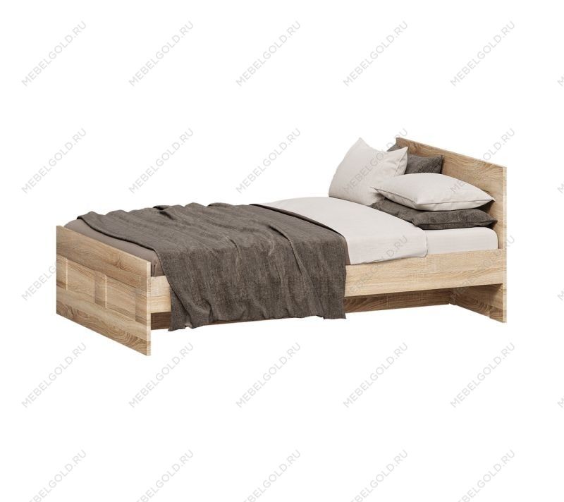 БРИМНЭС / СИРИУС кровать двойная ИКЕА / IKEA 120х200 сонома | изображение 1