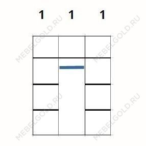 м. Марьина Роща - Шкаф Джоконда 3-дверный корень дуба глянец | изображение 1
