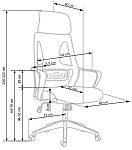 Кресло компьютерное Halmar VALDEZ (черный) | изображение 9