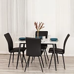 Стул обеденный Monte Carlo, TREND, экокожа, черная, 49х51х93 см | изображение 10