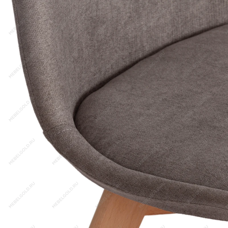 Стул TULIP SOFT (mod. 053V), дерево/пластик/ткань, 49,5 x 54,5 x 84 см, Серый (Grey) LY1701-26 | изображение 7