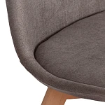 Стул TULIP SOFT (mod. 053V), дерево/пластик/ткань, 49,5 x 54,5 x 84 см, Серый (Grey) LY1701-26 | изображение 7