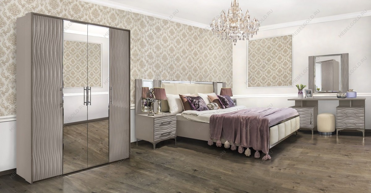 Кровать Гравита 180x200 см серый камень глянец | изображение 3