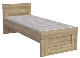 БРИМНЭС / СИРИУС кровать одинарная ИКЕА / IKEA 80х200 сонома