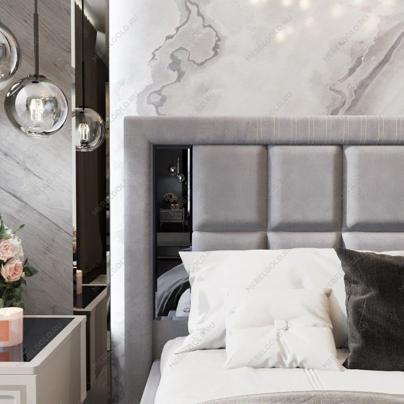 Кровать Замира 180x200 см серый камень | изображение 3