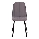 Стул ARC, Велюр/металл, 46 х 52 х 88 см, темно-серый/черный | изображение 4