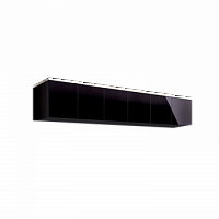 Антресоль для 6-х дверного шкафа Римини СОЛО (Черный/серебро) РМАН-1(6)