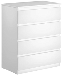 МАЛЬТА комод ИКЕА / IKEA 4 ящика 80х99 белый